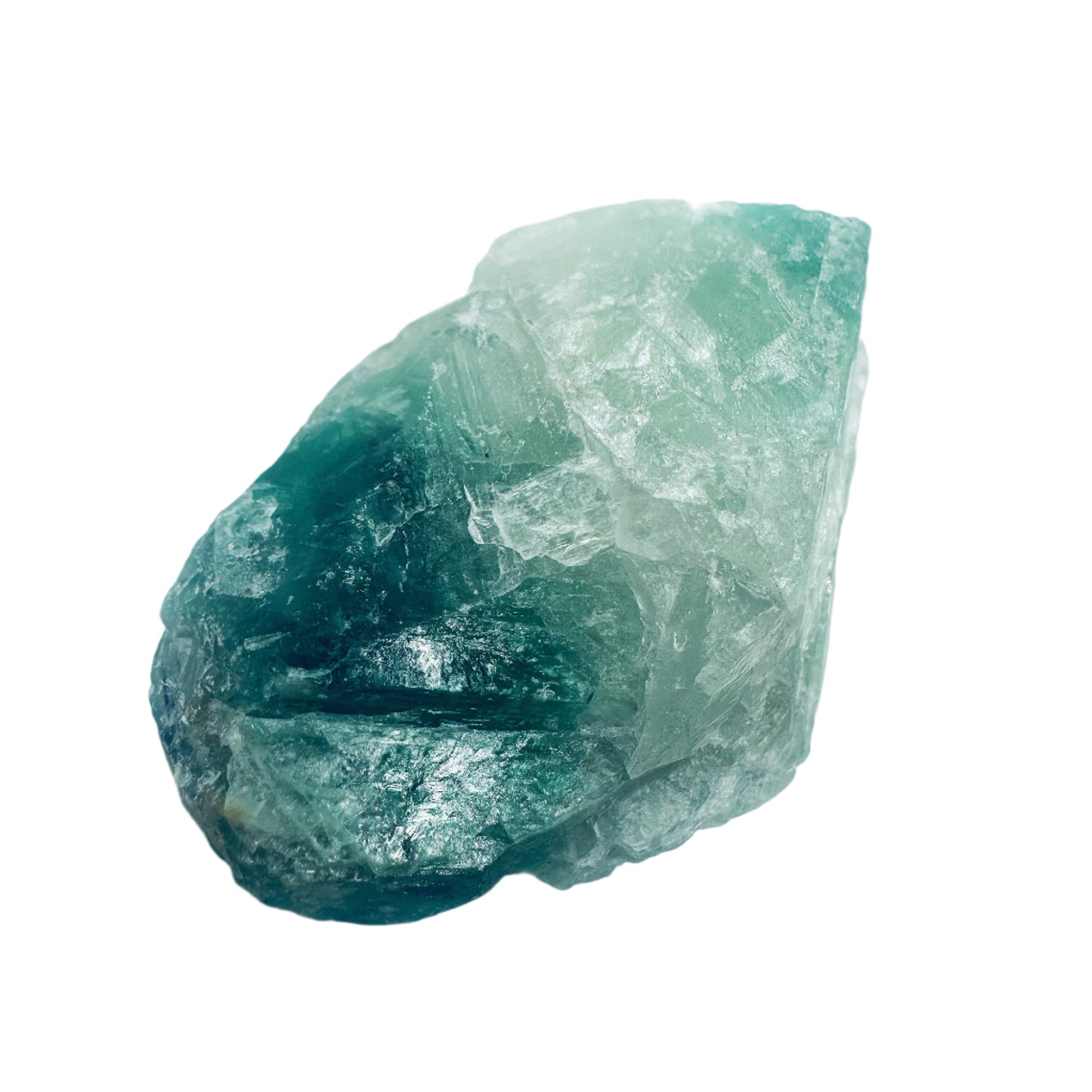 Raw Green Fluorite Healing Stone