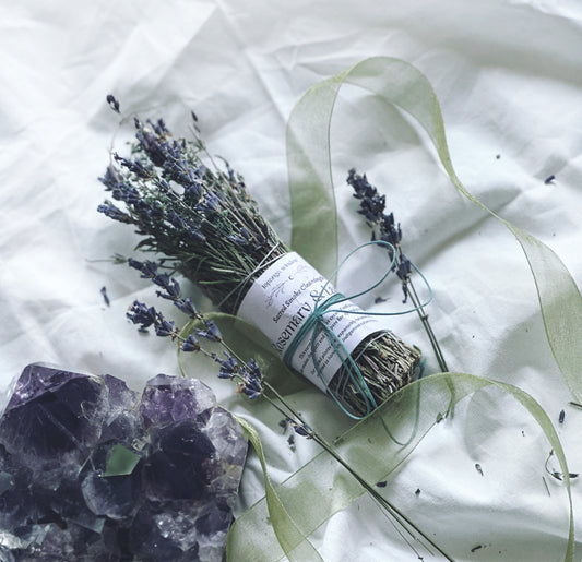 Rosemary and Lavender Meditation Smoke Cleansing Bundle