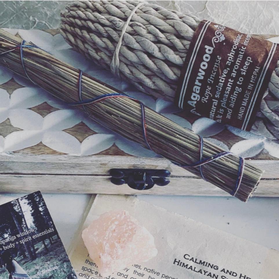 Meditation Gift Box with Himalayan Salt Stone