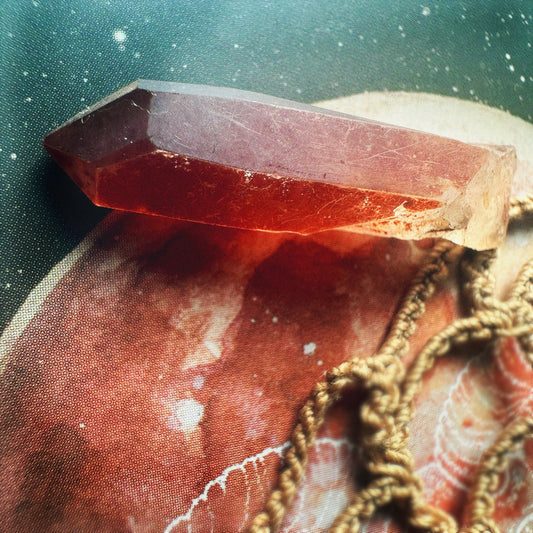 Tangerine Quartz Healing Crystal