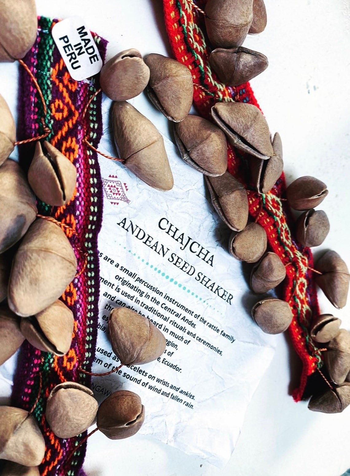 ANDEAN SEED SHAKER Shamanic Instrument