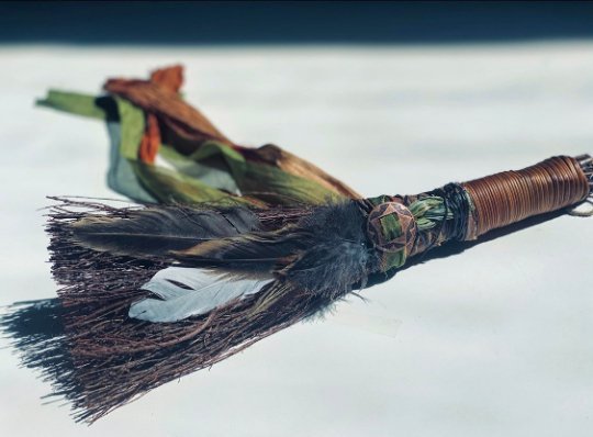 CINNAMON BROOM  + Sweetgrass