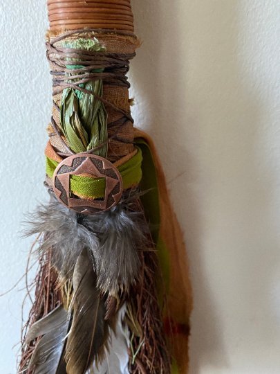 CINNAMON BROOM  + Sweetgrass