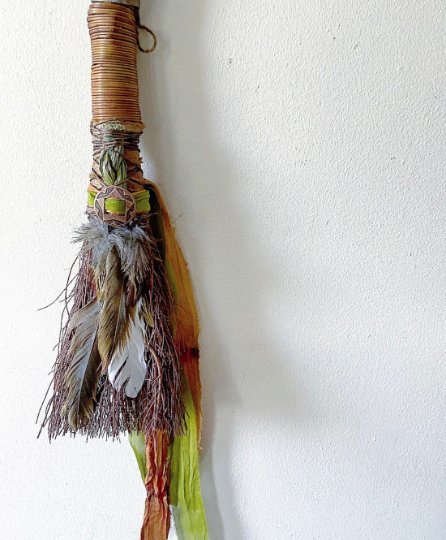CINNAMON BROOM  + Sweetgrass
