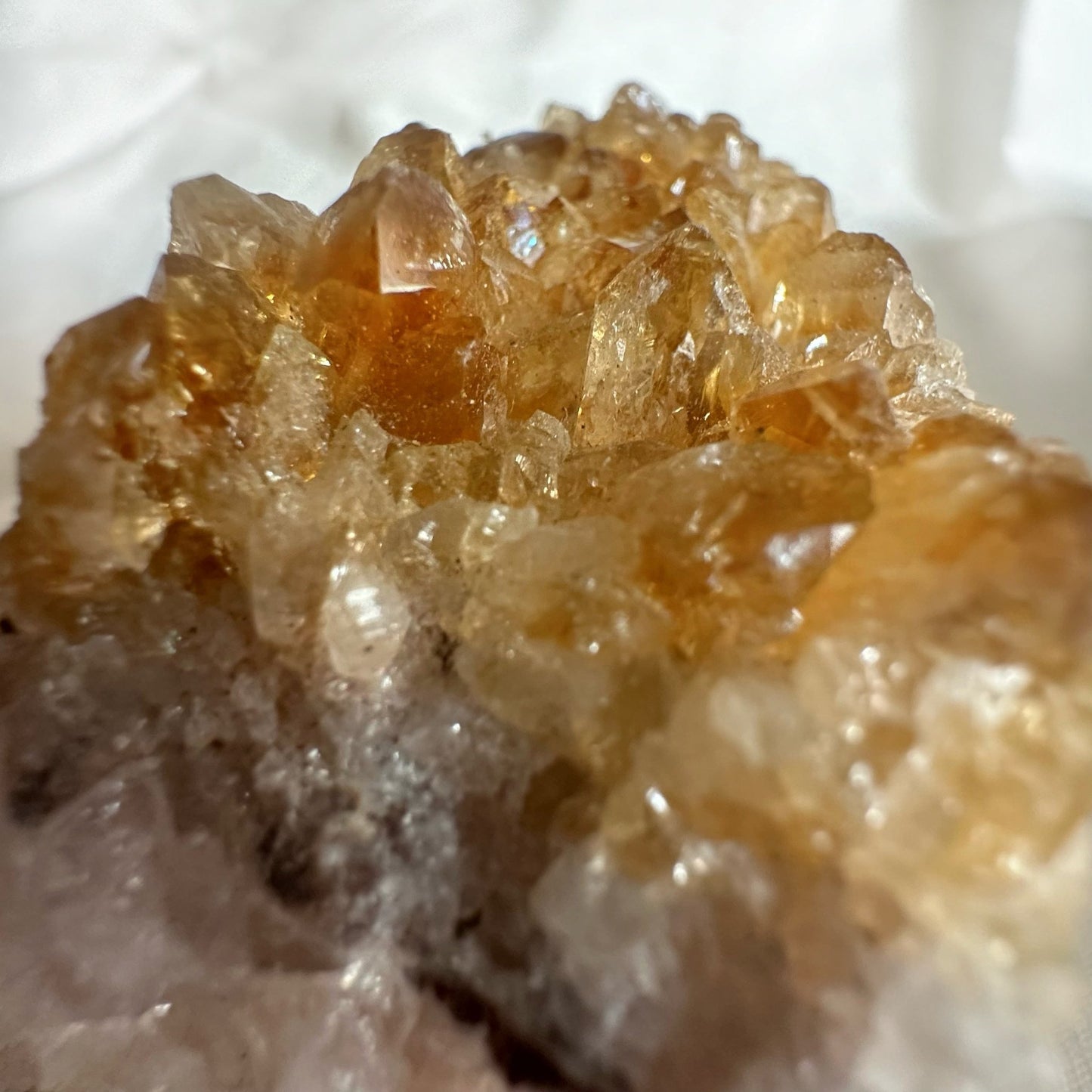 Citrine Quartz Cluster