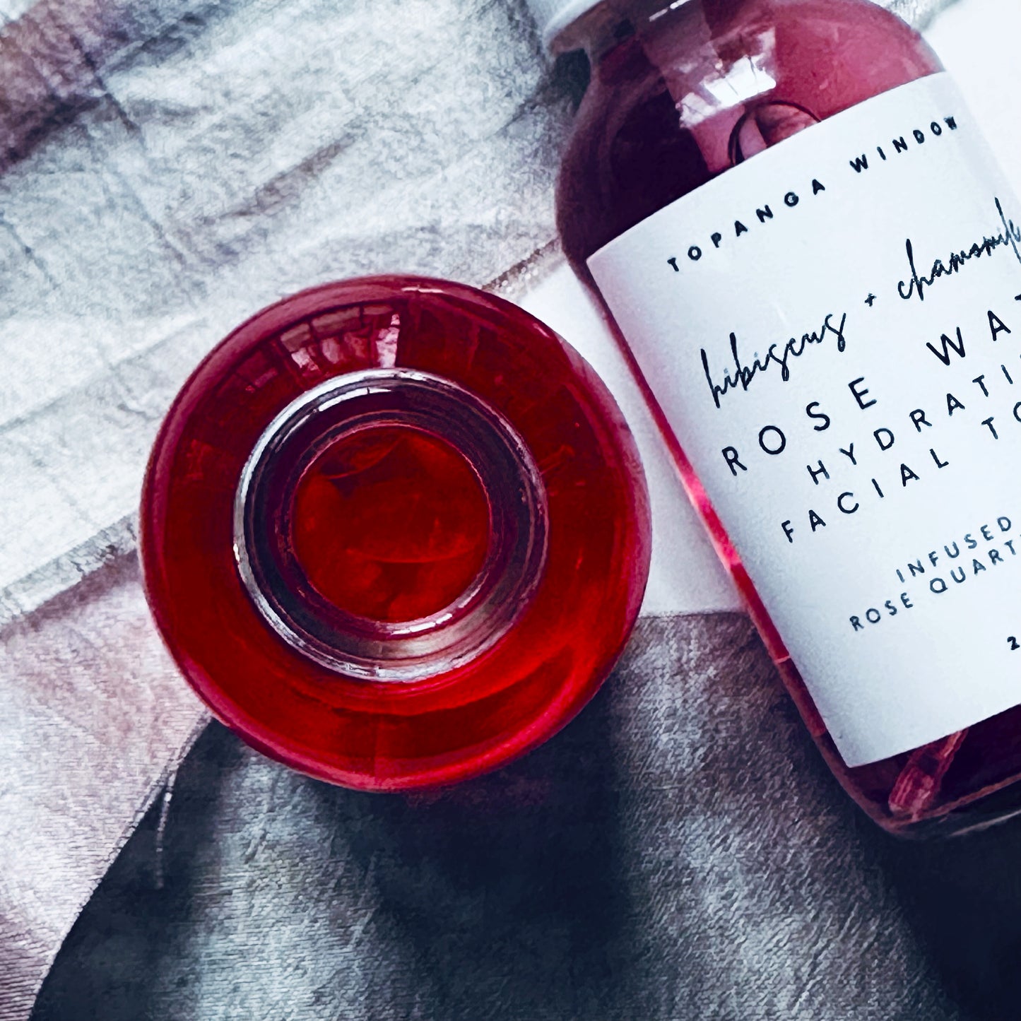 ROSE WATER FACIAL TONER Infused with Rose Quartz