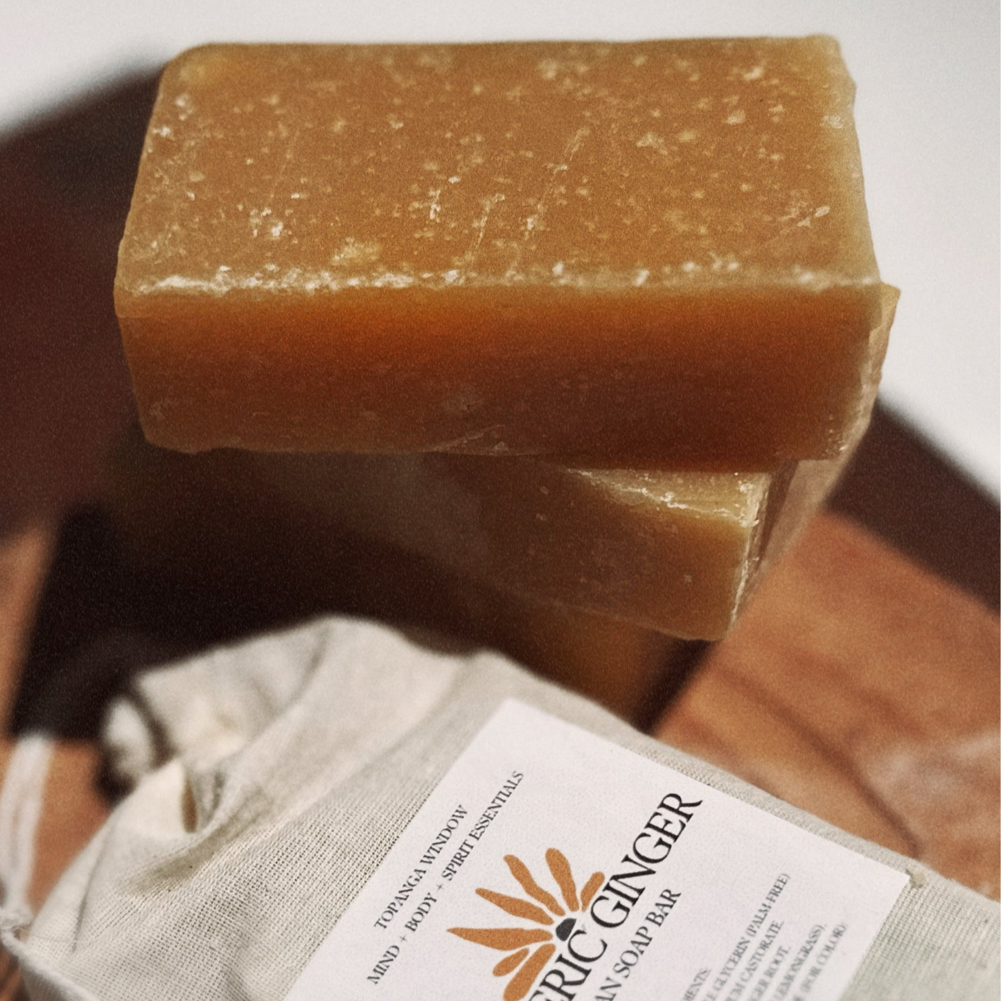 TURMERIC GINGER Vegan Soap Bar