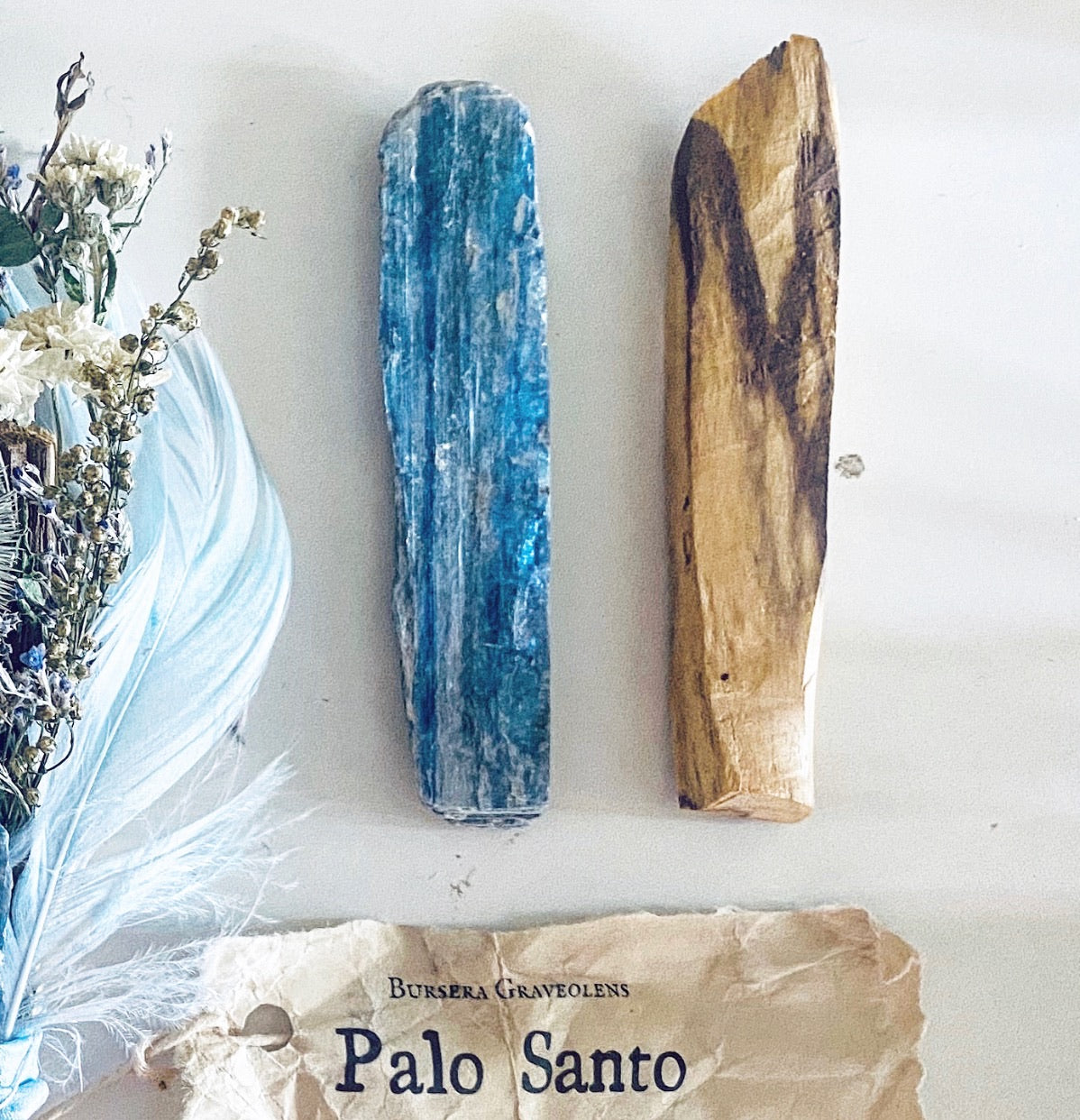 PALO SANTO + BLUE KYANITE BUNDLE
