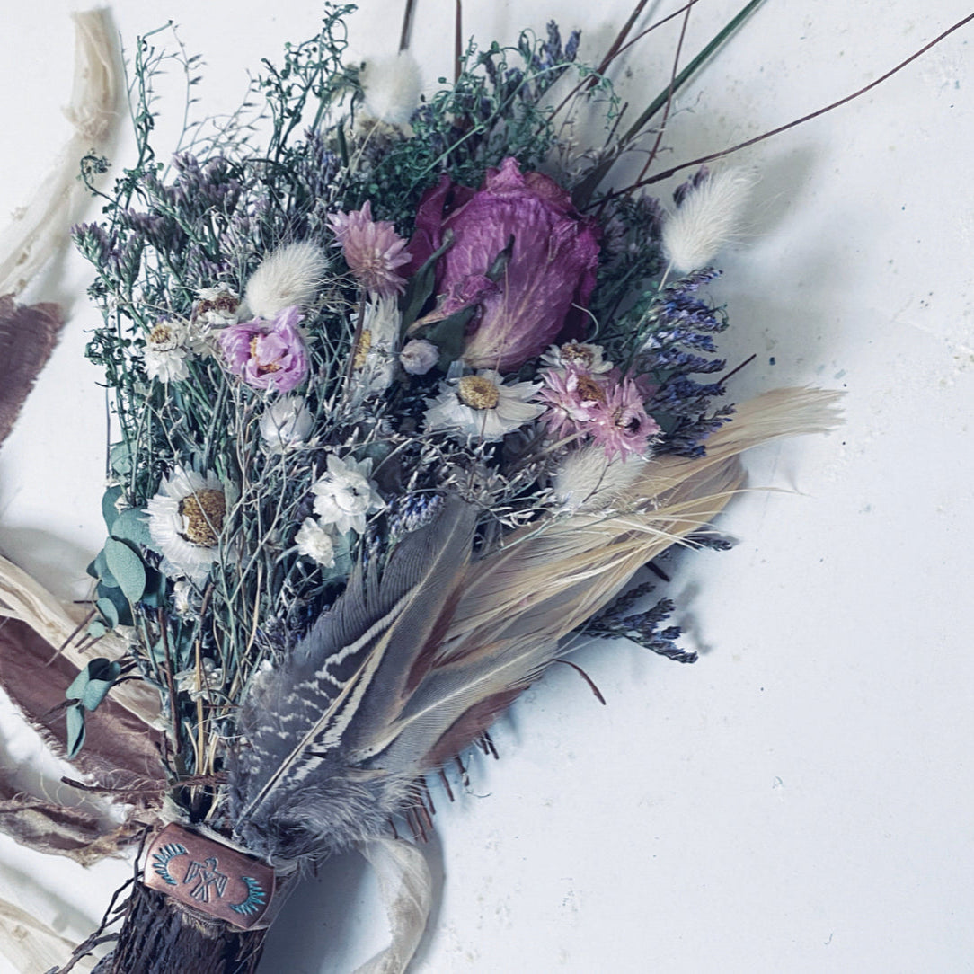 NATIVE DESERT ROSE Dried Flower Bouquet