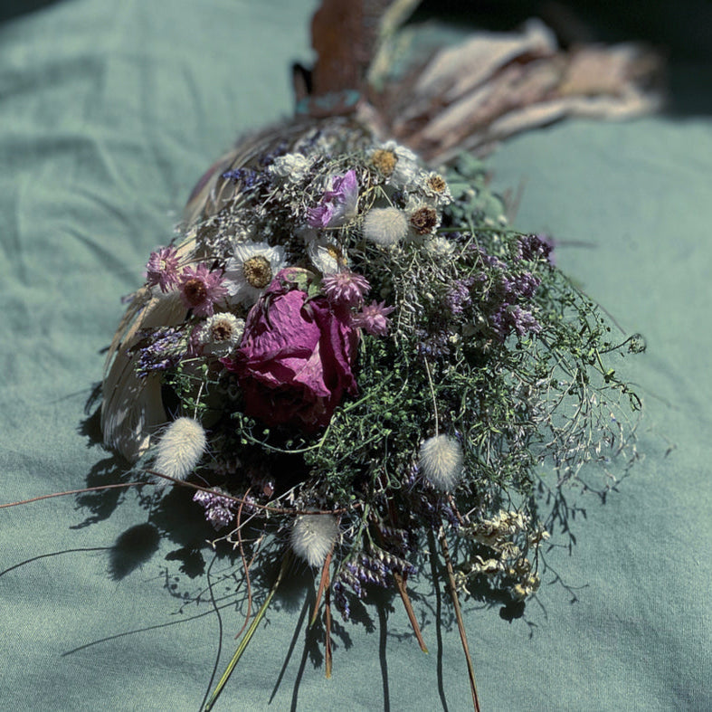 NATIVE DESERT ROSE Dried Flower Bouquet