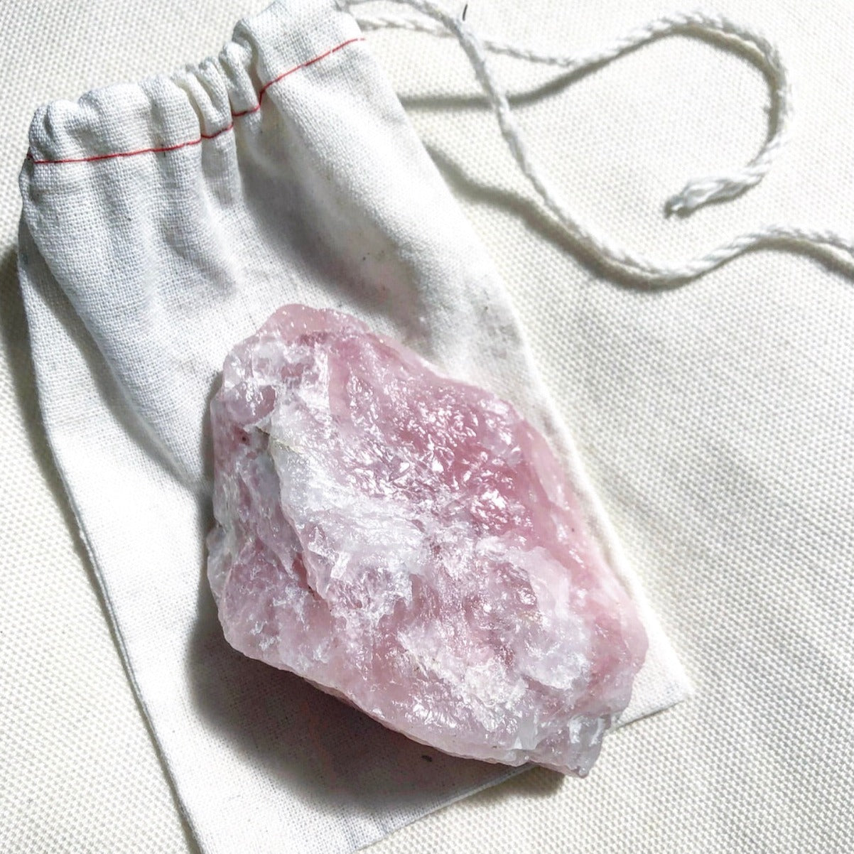 Rose Quartz Healing Crystal Love + Attraction