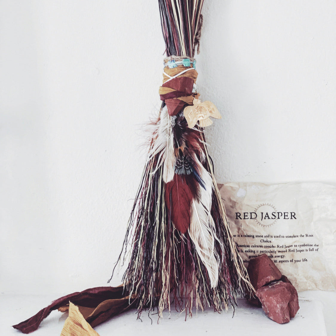 WALL HANGING + ARIZONA RED JASPER HEALING STONE
