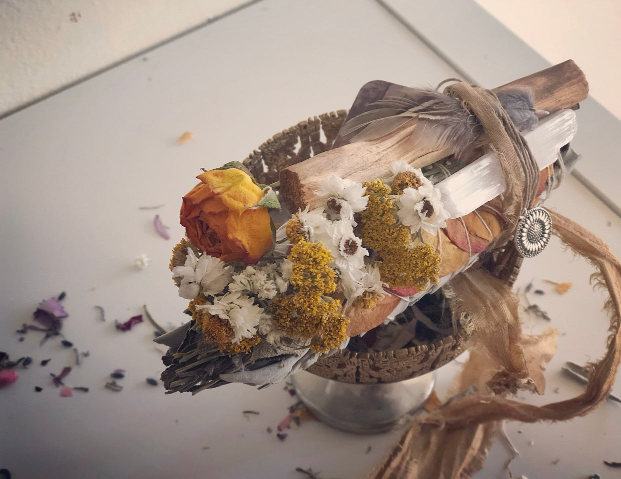 Yerba Santa + Palo Santo + Selenite Wellness Bundle