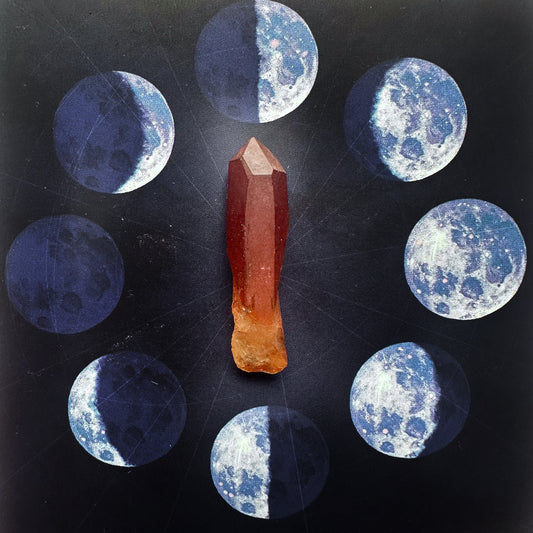 Tangerine Quartz Healing Crystal
