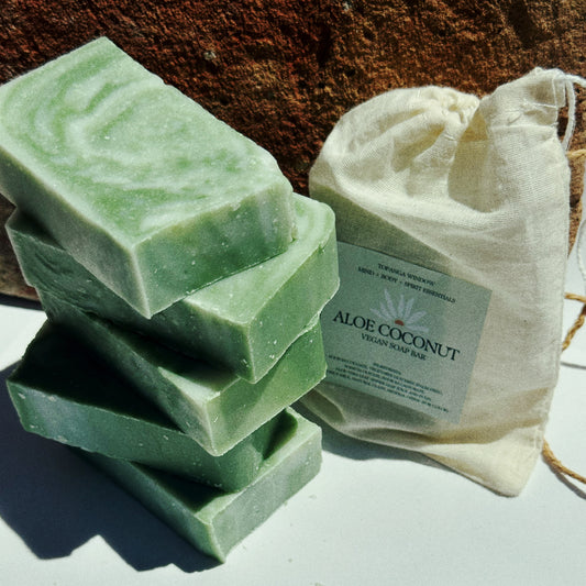 ALOE COCONUT MILK Vegan Soap Bar - Fragrance Free