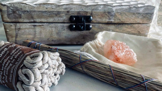 Meditation Gift Box with Himalayan Salt Stone