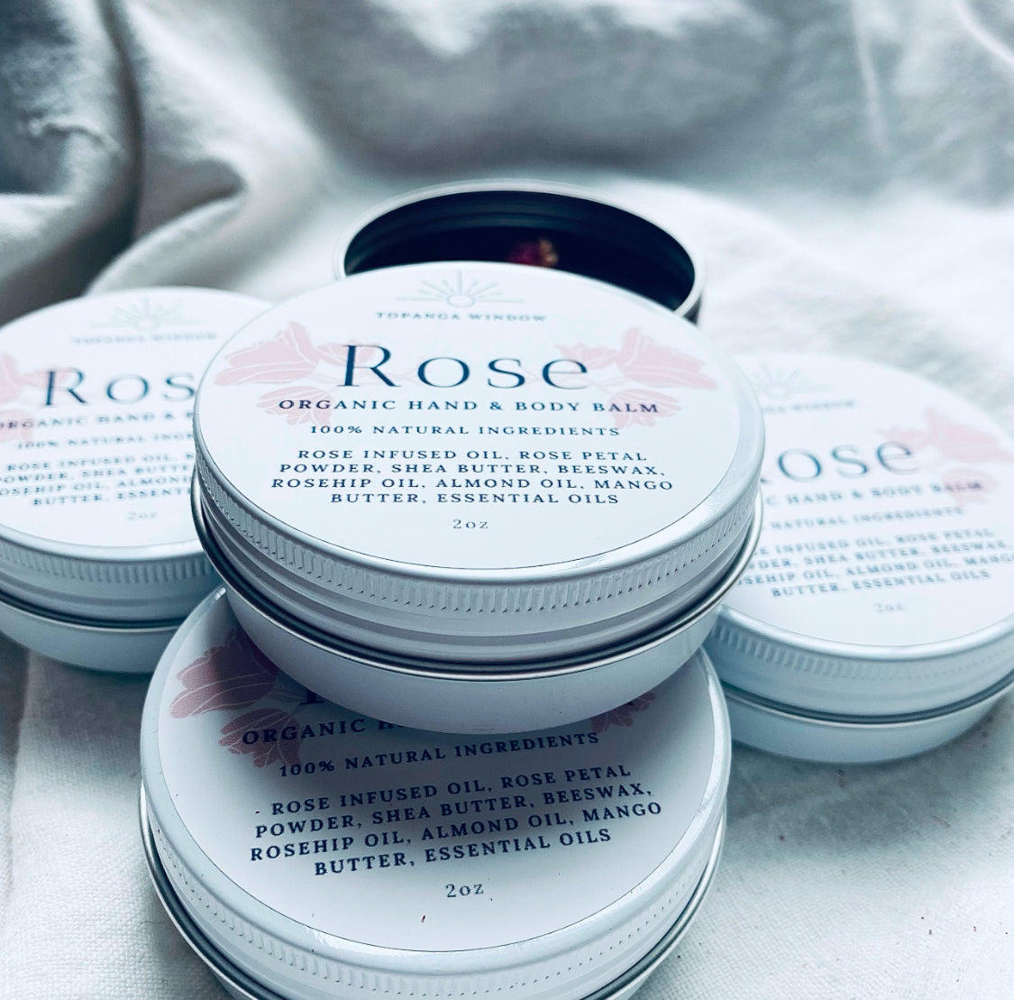 Rose Petals Organic Hand & Body Balm