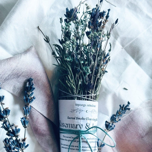 Rosemary and Lavender Meditation Smoke Cleansing Bundle