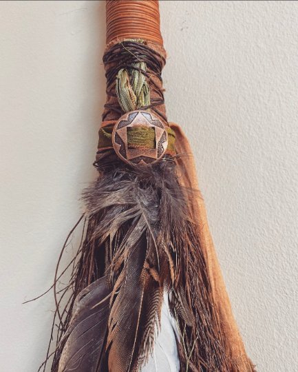 CINNAMON BROOM  + Sweetgrass