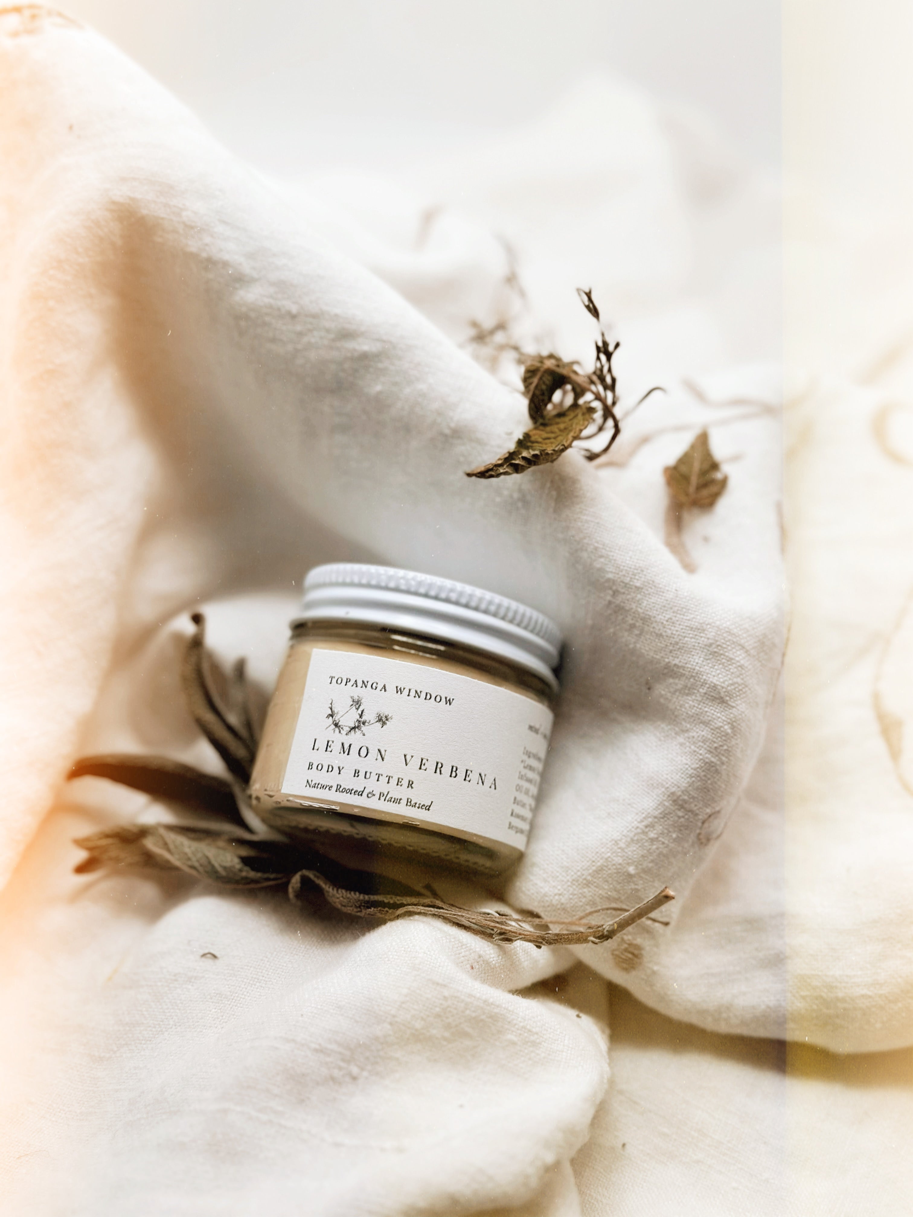 Lemon Verbena Body Butter Natural, Herbal Skin Moisturizer
