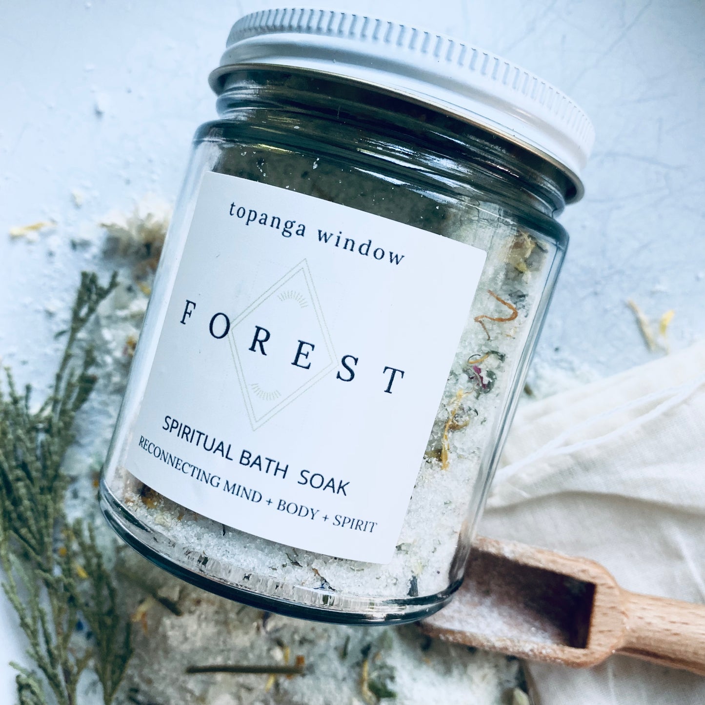 forest bath soak spiritual bath rituals evergreen scent all natural 