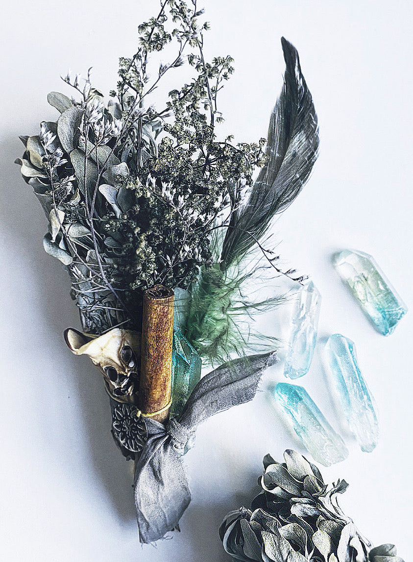 MOJAVE SAGE + QUARTZ CRYSTAL