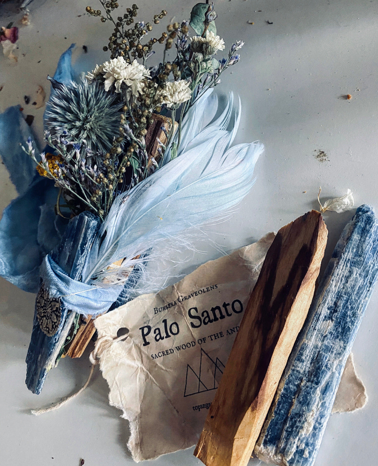 PALO SANTO + BLUE KYANITE BUNDLE