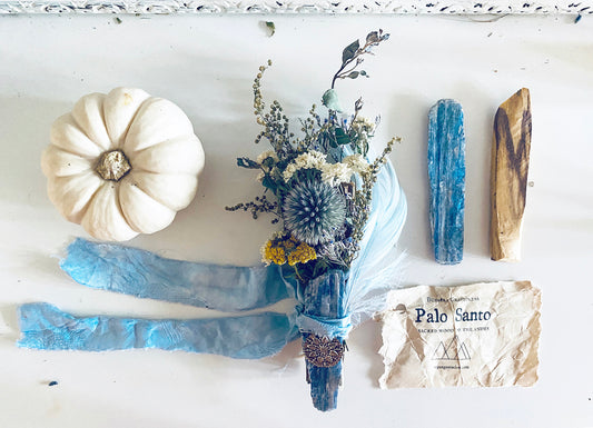 PALO SANTO + BLUE KYANITE BUNDLE