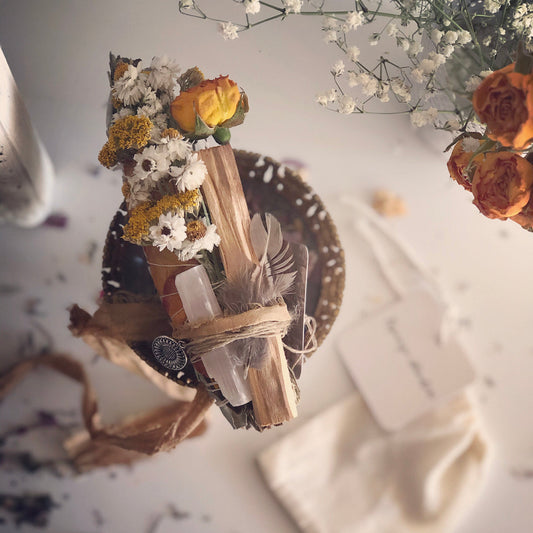 Yerba Santa + Palo Santo + Selenite Wellness Bundle
